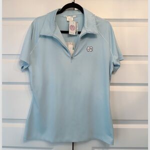 NWT NIKE GOLF DRY FIT UNC CAROLINA BLUE GOLF POLO SHIRT